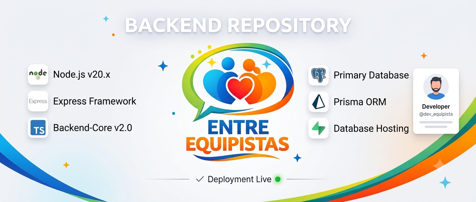 Poster Backend Marketplace Entre Equipistas